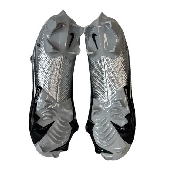 NEW Nike Vapor Edge Speed 360 Silver Football Cleats CD0082-009 Mens Sz 8 main image 4